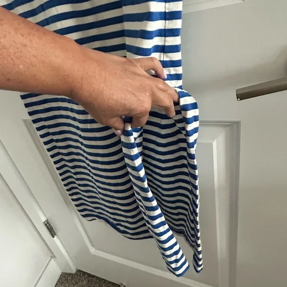 🔻 J.CREW • Women’s Maxi Nautical Dress • Small • Red,White, Blue • - Picture 6 of 7